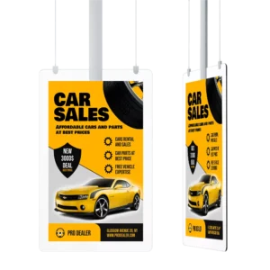 double-sided digital signage MON200 DS vertical