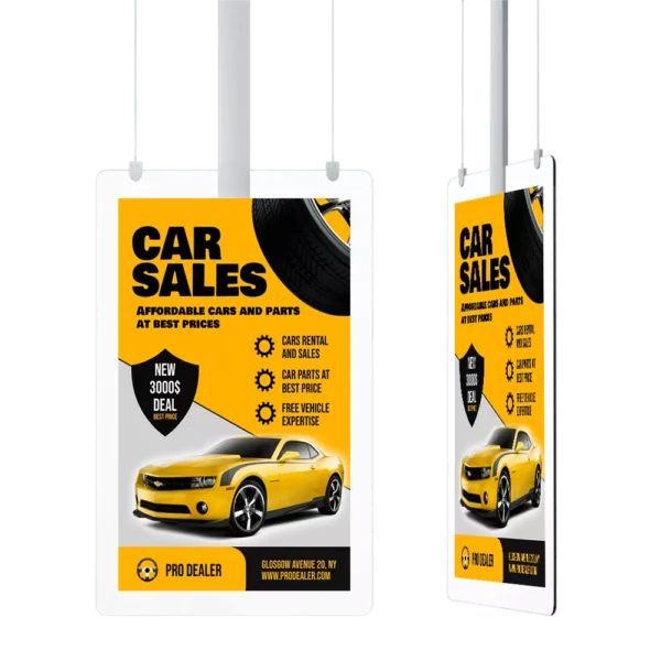 double sided digital signage MON200 DS vertical