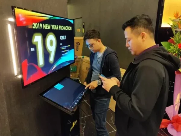 Touchscreen Monitor Kiosk for Cellora MediSpa