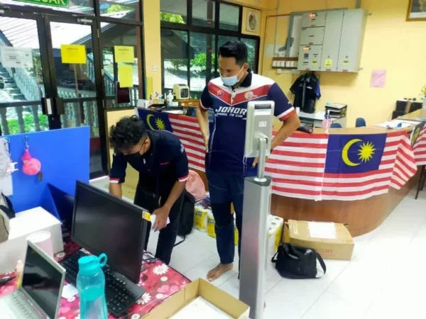 Temperature Scanner for Kem Wawasan Negara Gunung Pulai