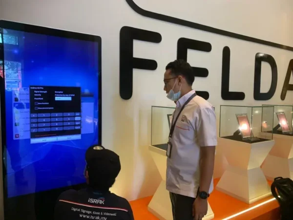 Touchscreen Kiosk Floor Stand for Menara FELDA – Kuala Lumpur