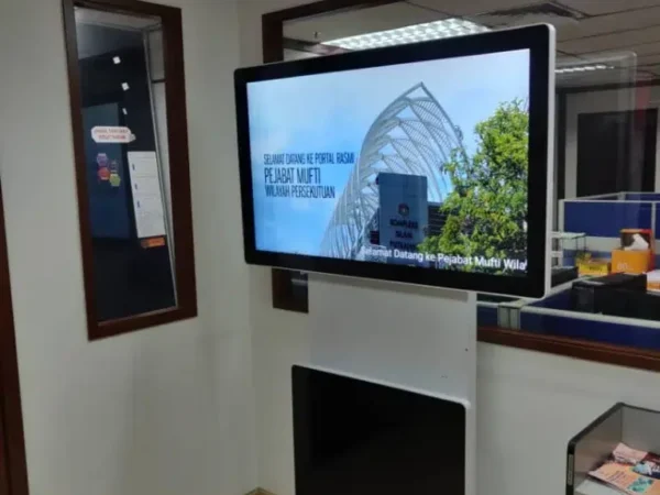 Rotatable Floor Stand Kiosk for Pejabat Mufti Wilayah Persekutuan – Kuala Lumpur