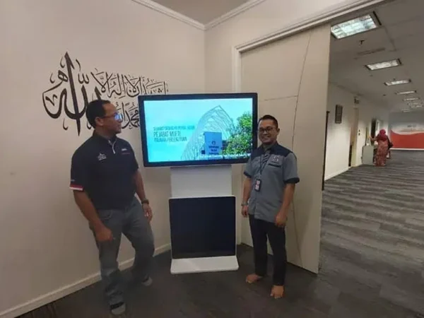 Rotatable Floor Stand Kiosk for Pejabat Mufti Wilayah Persekutuan Putrajaya