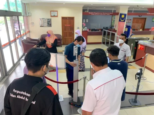 Temperature Scanner for Perpustakaan Abdul Samad