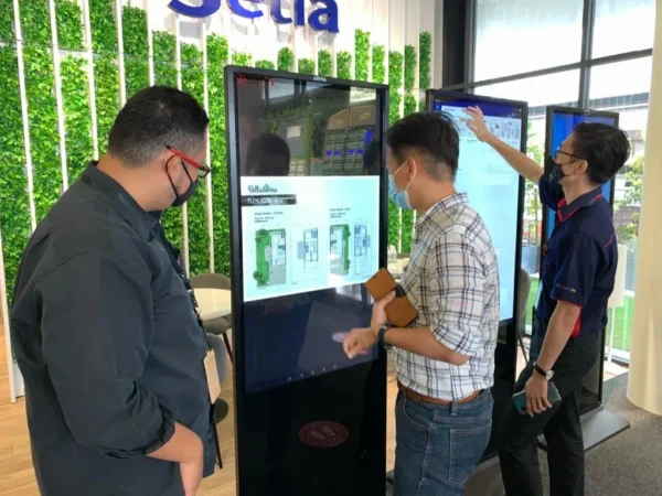 Touchscreen Floor Stand Kiosk for Setia Warisan Tropika
