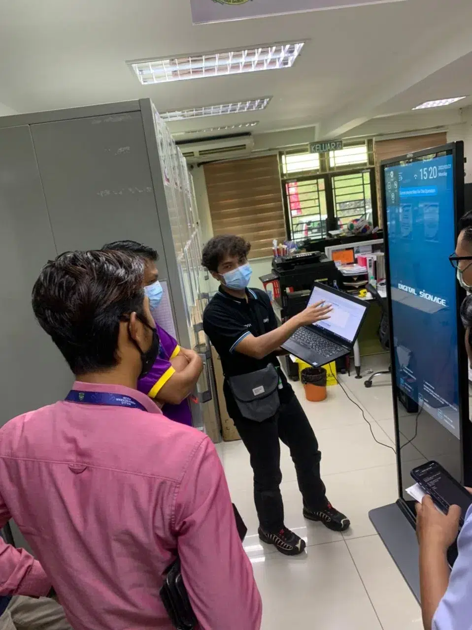 Touchscreen Floor Standing Kiosk for Majlis Perbandaran Kulim (MPK)