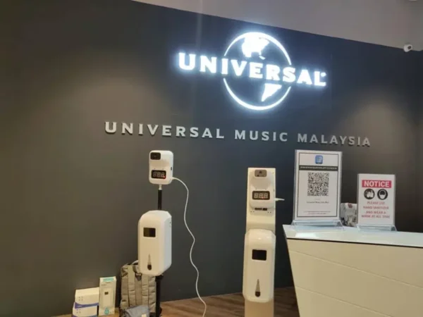 Temperature Scanner for Universal Music Malaysia
