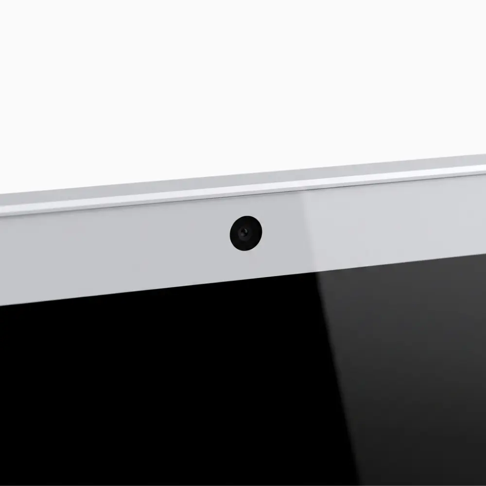 Close-up of the Arvia FlipTouch 24 built-in camera