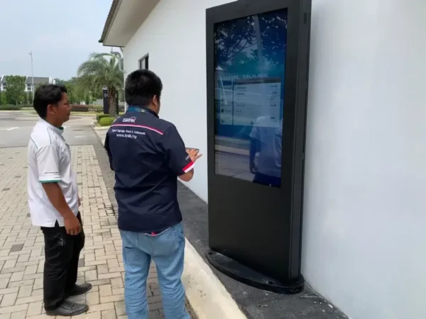 Touchscreen Floor Stand Kiosk for EcoWorld Majestic Gallery – Semenyih