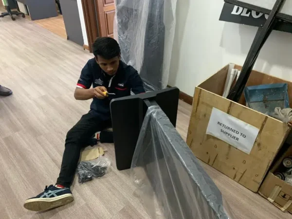 Touchscreen Floor Stand Kiosk for Financial Park Labuan (FPL)