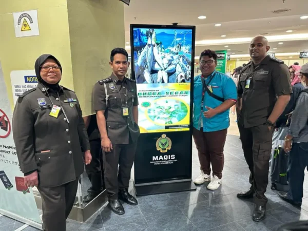Digital Signage Floor Standing Kiosk for Pejabat Maqis Negeri Pulau Pinang