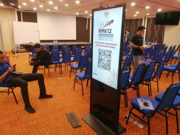 Digital Signage at Unit Perancang Ekonomi JPM, Putrajaya