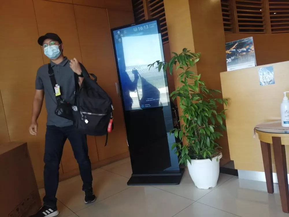 Digital Signage Floor Stand Kiosk for Subang Skypark