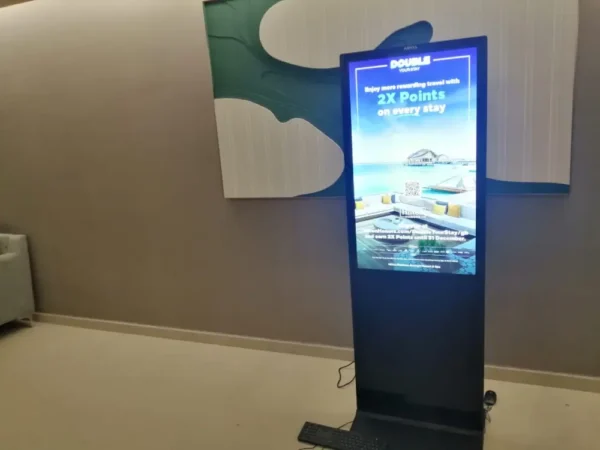 Digital Signage Floor Stand Kiosk for Hotel Hilton, Shah Alam
