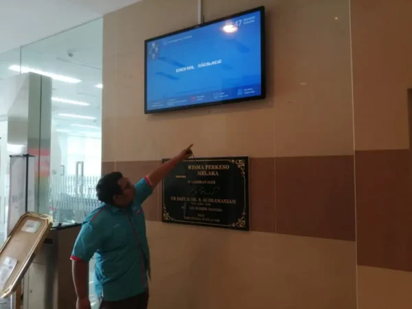 Explore Our Digital Signage Portfolio: Cutting-edge Solutions for Perkeso Melaka
