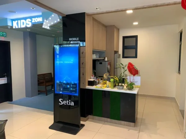 Touchscreen Floor Stand Kiosk for Setia Putrajaya Sales Gallery