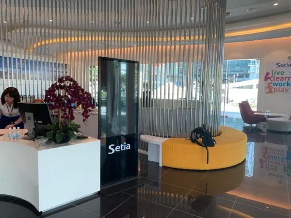 Touchscreen Floor Stand Kiosk for Setia Sky Ville Penang