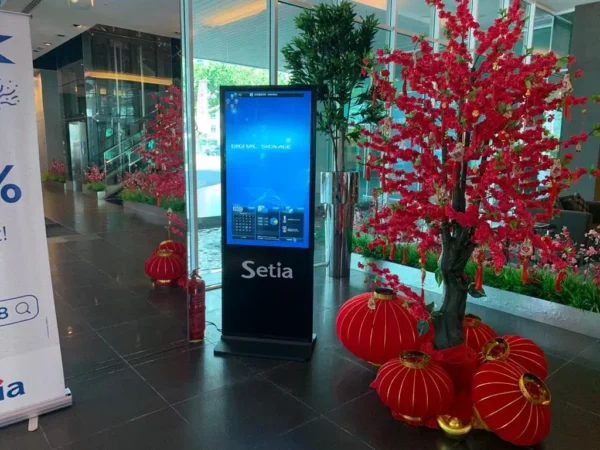 Touchscreen Floor Stand Kiosk for Setia Welcome Centre – Penang
