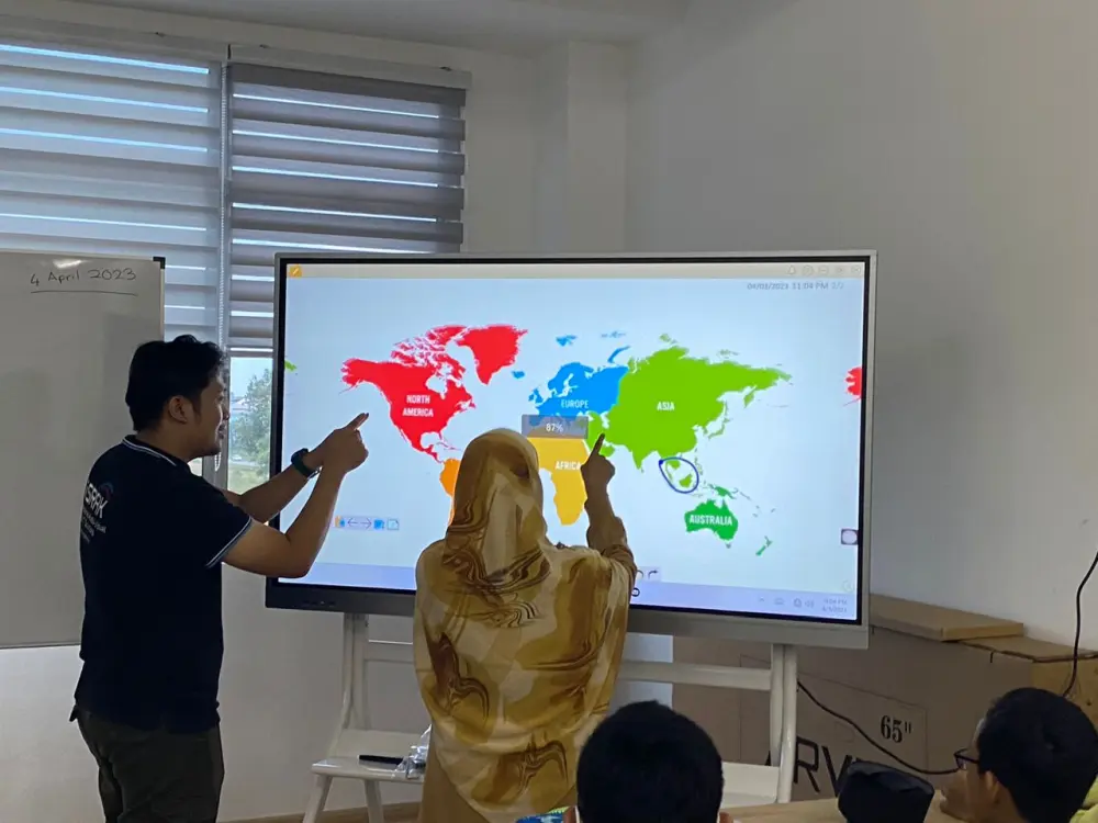 Interactive Smartboard for I-Musleh