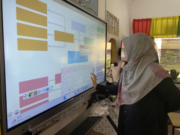 Interactive Smartboard for SK Rengit