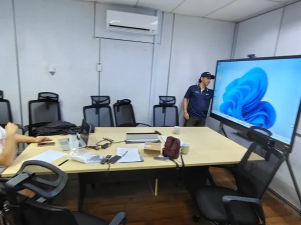 Empowering Meetings at NFK Global with the ARV100-65 Smartboard