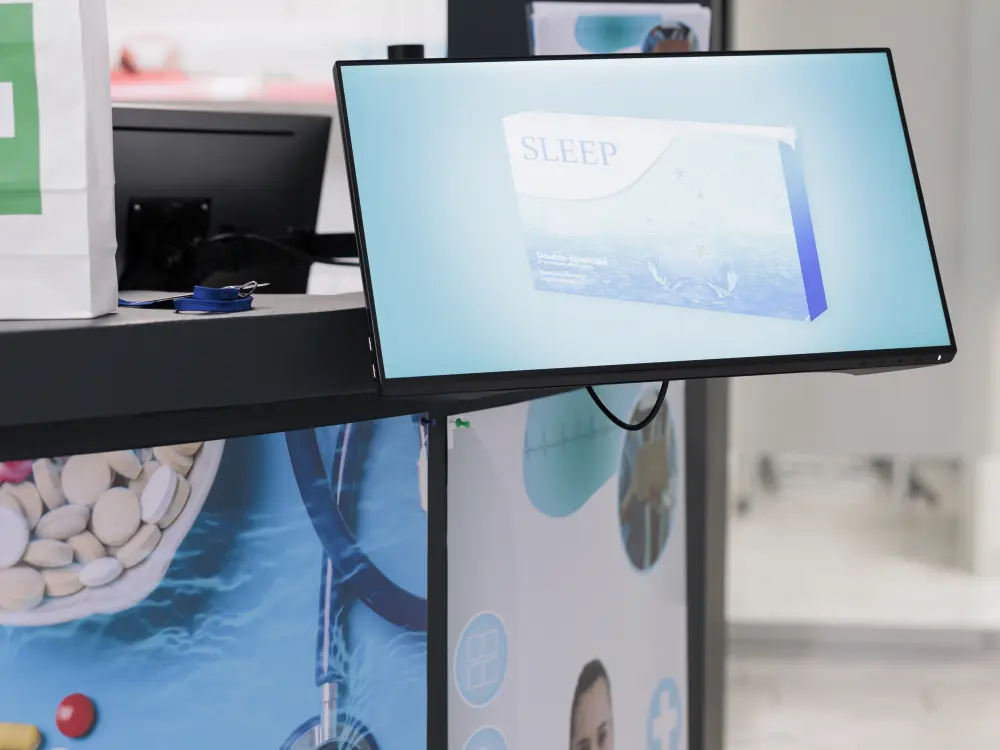 Touchscreen Kiosk at Clinic Check-In