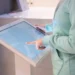 Touchscreen Kiosk at Clinic Check-In