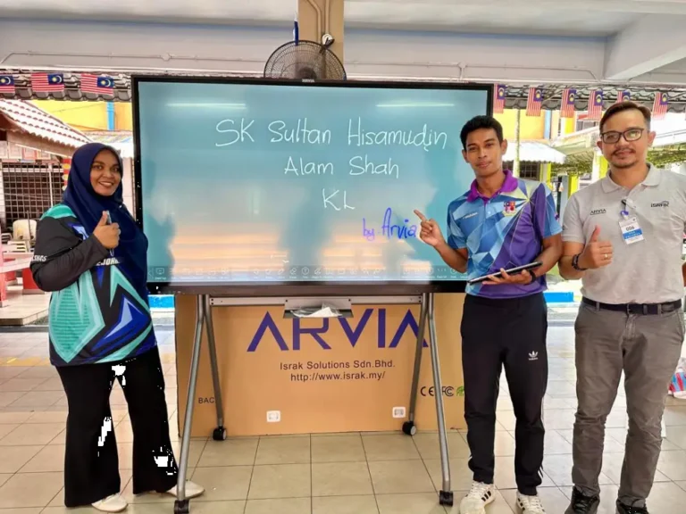 arvia smartboard sk sultan hisamuddin alam shah israk solutions