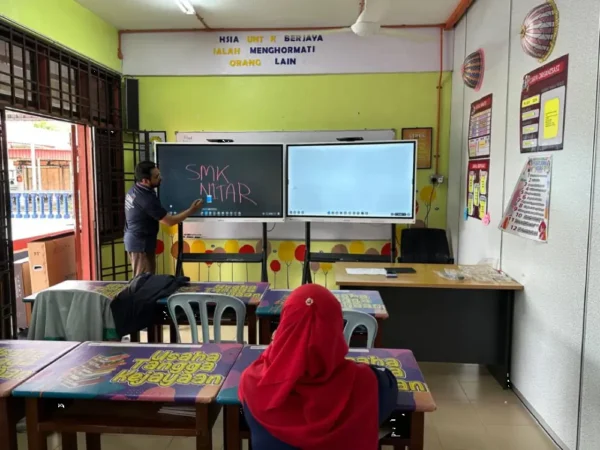 Advancing Education at SMK Nitar with Smartboard Integration