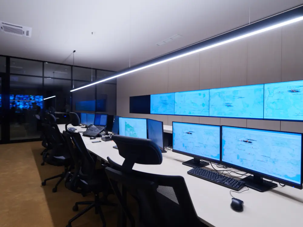 Command Center for real-time monitoring and control