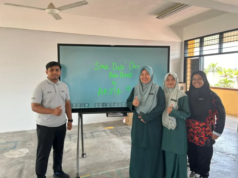 arvia smartboard smk dato onn johor israk solutions