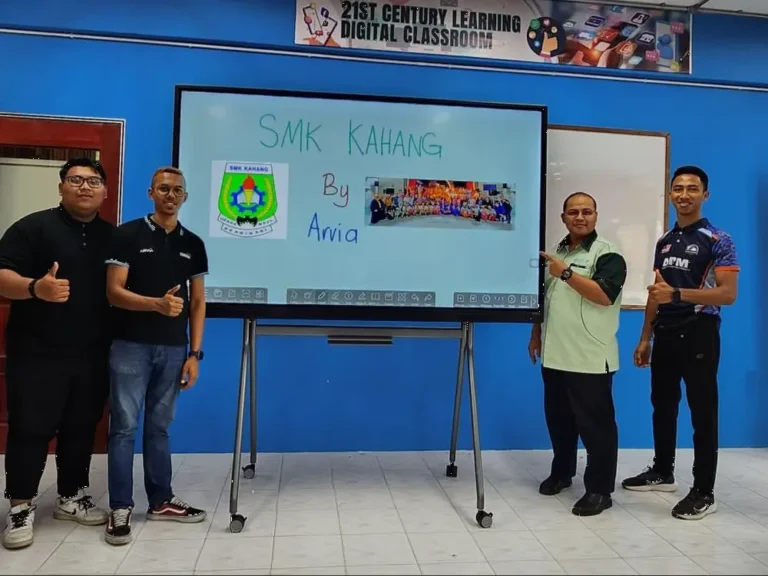 interactive smartboard 86" smk kahang arvia solutions israk solutions