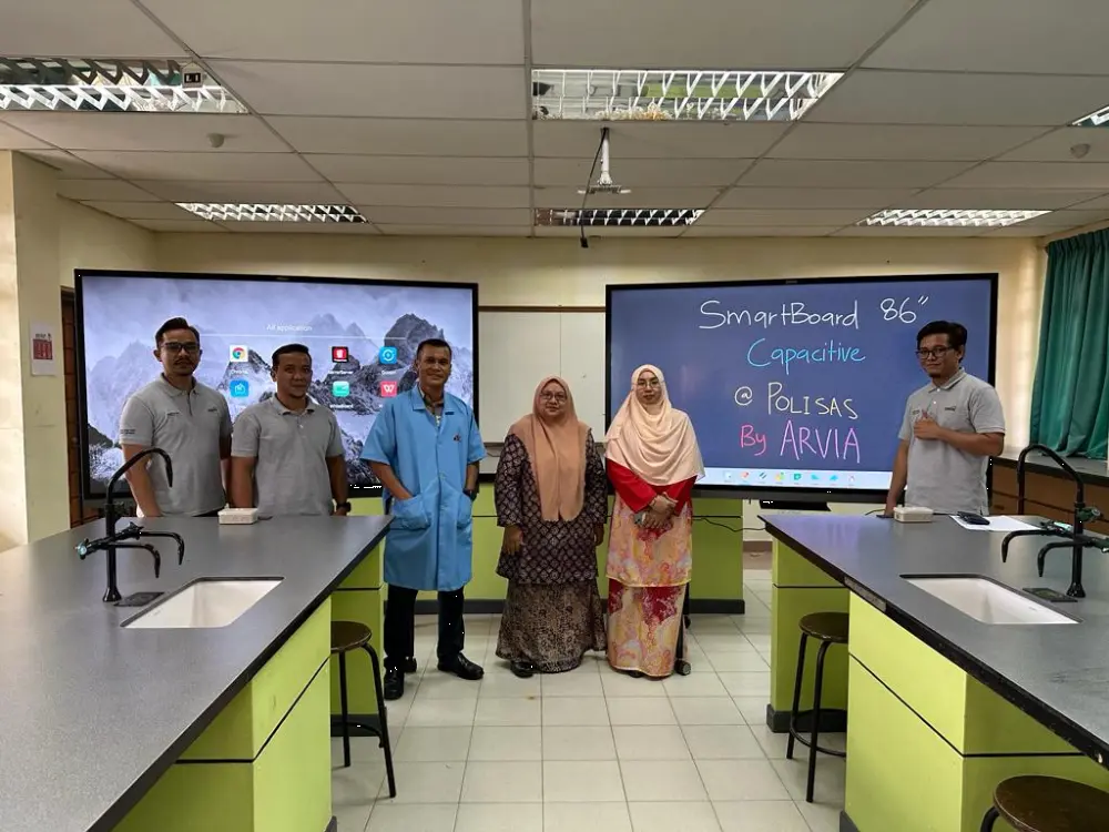 Interactive Smartboard ARV 300 – 86″ at POLISAS (Global Electromech Sdn Bhd)