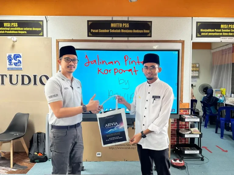 arvia smartboard sekolah menengah agama nilai israk solutions