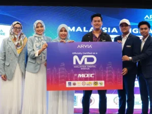 Malaysia Digital Status with BizCore & AI Smartboard Launch-israk solutions arvia solutions