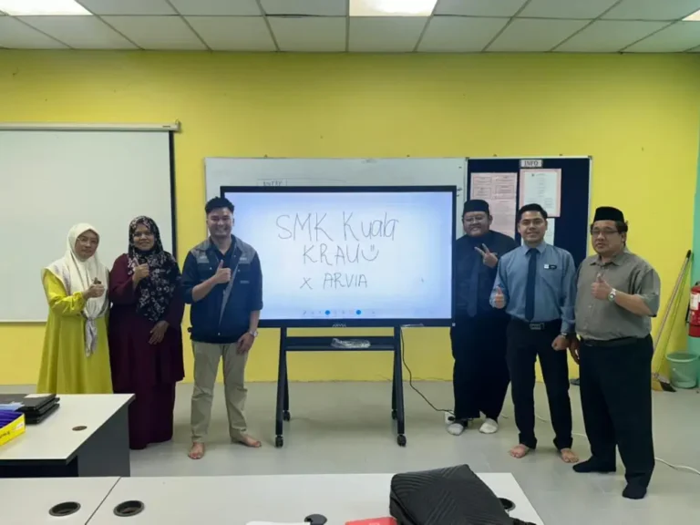 ai smartboard smk kuala krau israk solutions arvia solutions