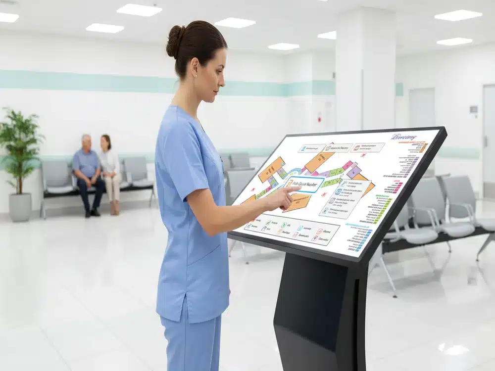 Interactive Kiosk | Modern Horizontal Kiosk for Business Automation