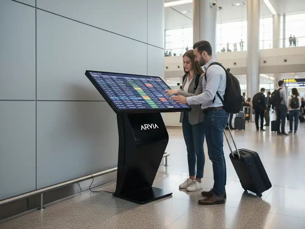 Interactive Horizontal Kiosk | Smart Self-Service Digital Kiosk