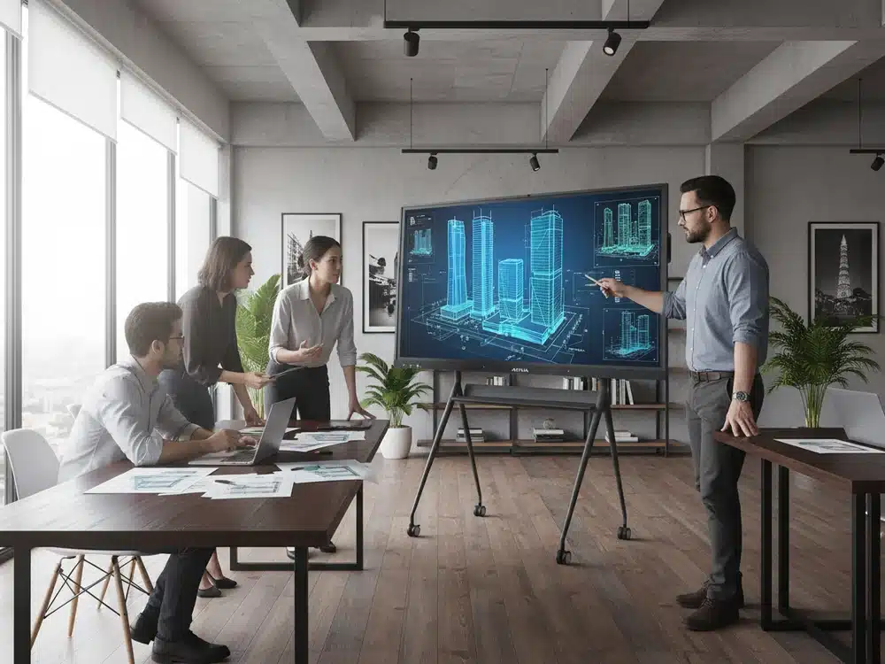 Interactive Smartboard AI for Hybrid Learning & Collaboration: Connecting Classrooms and Remote Participants