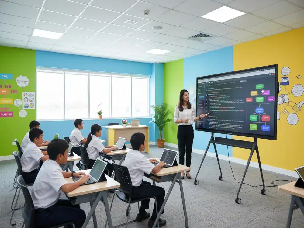 Interactive AI Smartboard for Education & Workspaces | Smart Classroom Technology