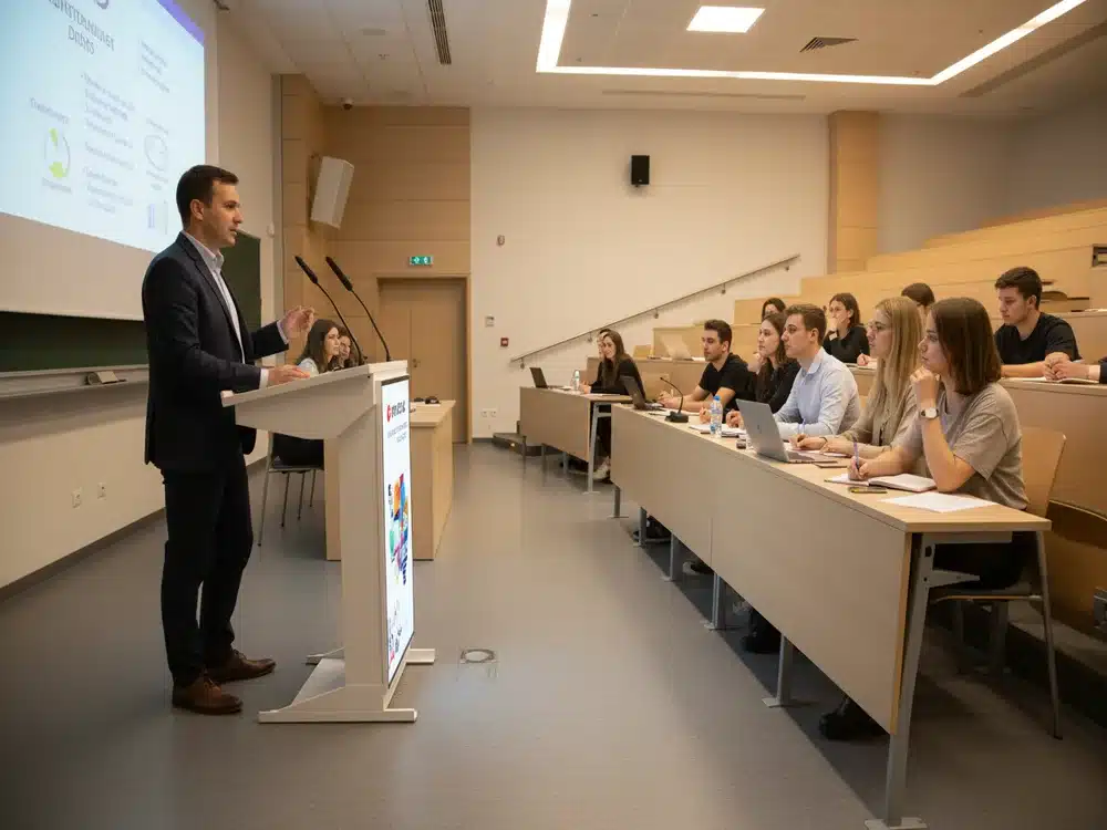 Smart Podium: The Touchscreen Solution Transforming Presentations & Teaching