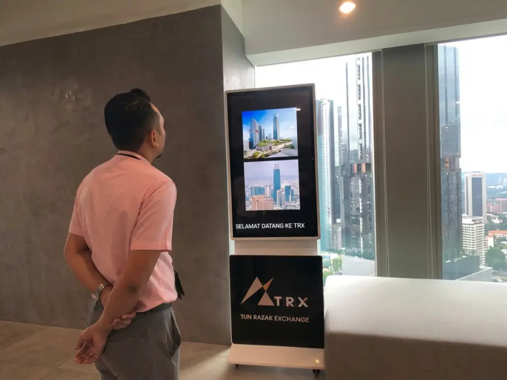 Digital Signage Solution for TRX City Sdn Bhd at Menara Prudential