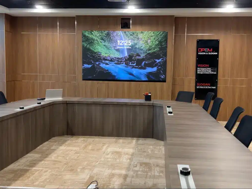 LED Display Transforms Meeting Room Excellence at Daihatsu Perodua Engine Manufacturing