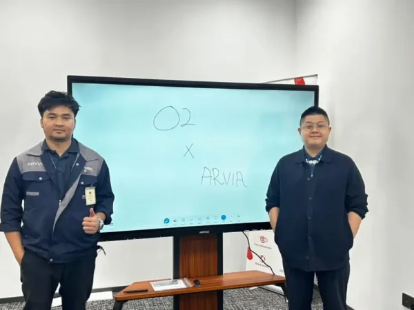 AI Smartboard Upgrades Meeting Room at 02 Technology