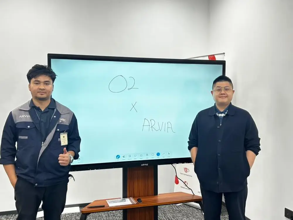AI Smartboard Upgrades Meeting Room at 02 Technology