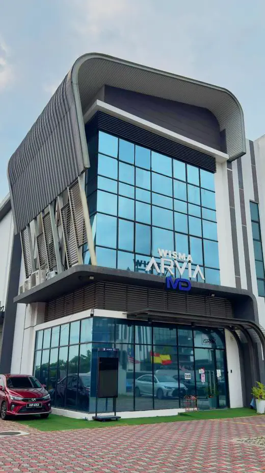 Arvia Solutions headquarters Wisma Arvia in Sinar Meranti Technology Park Puchong Selangor Malaysia featuring Malaysia Digital Status certification
