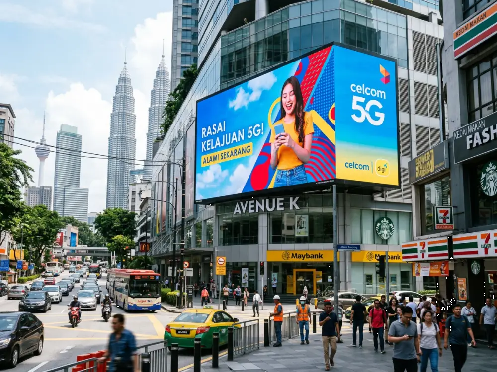 LED display Malaysia vibrant outdoor advertising guide — Arvia Solutions
