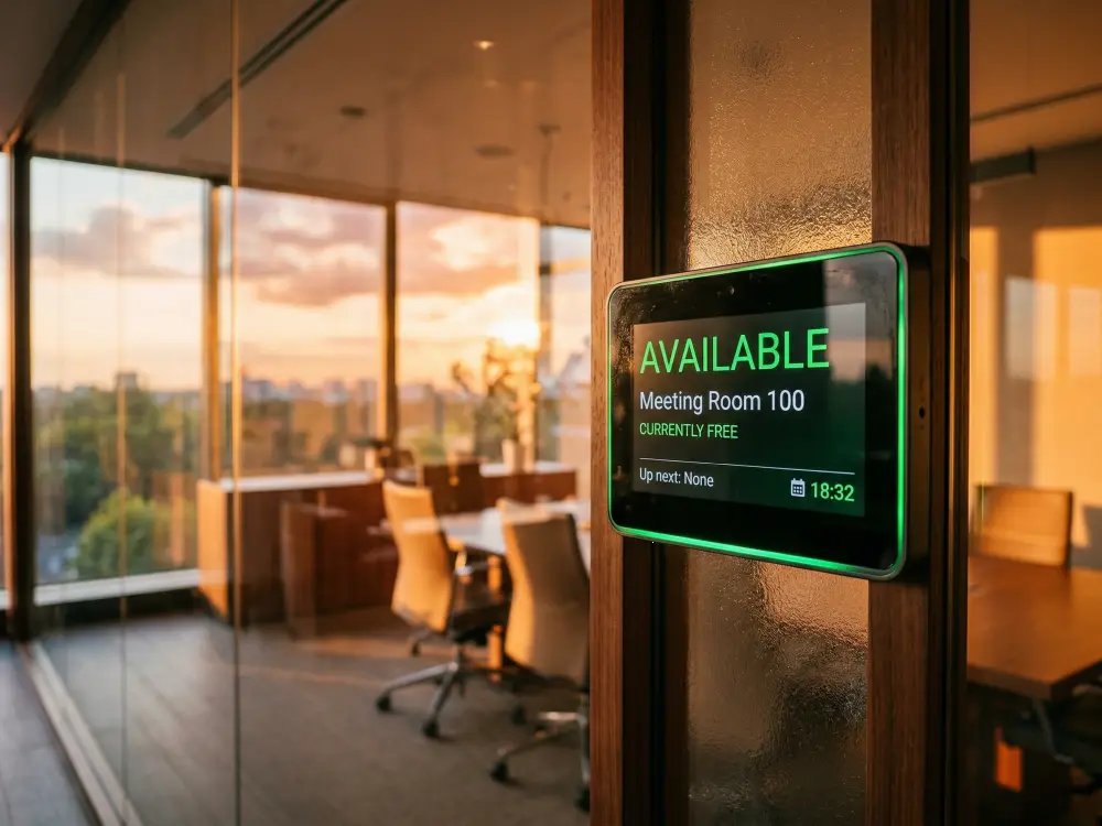 smart meeting room booking system israk solutions arvia solutions