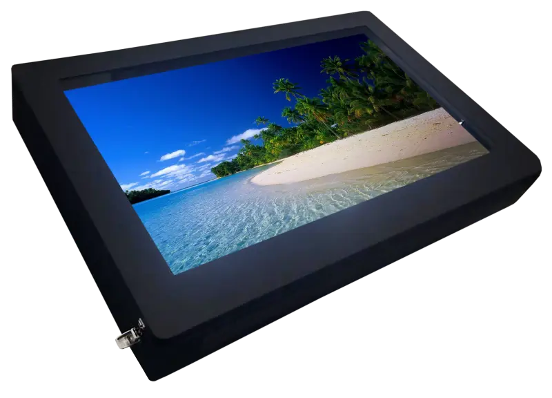 Arvia commercial-grade outdoor monitor for drive-thru menus, storefronts, and custom installation in Malaysia