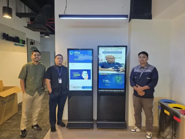 Floor Standing Kiosk Upgrades Corporate Office at Alam Flora